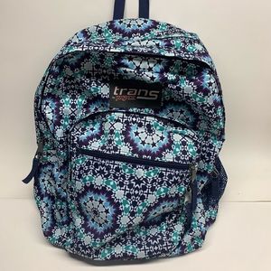Trans by Jansport Supermax Backpack, Large Capacity, Laptop Sleeve, Blue, Aqua